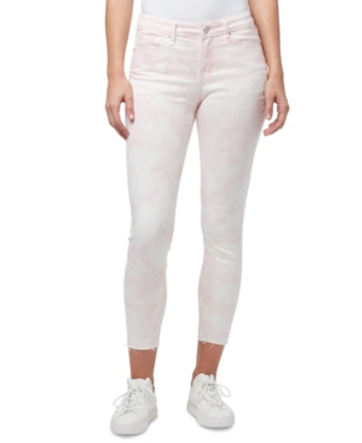 Shop William Rast Tie-dye Skinny Jeans In Delicate Pink