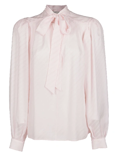 Shop Givenchy Light Pink Silk Blouse