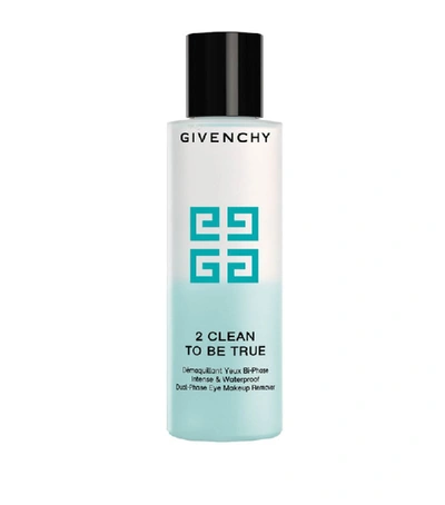Shop Givenchy 2 Clean To Be True Dual-phase Eye Makeup Remover (120ml) In White