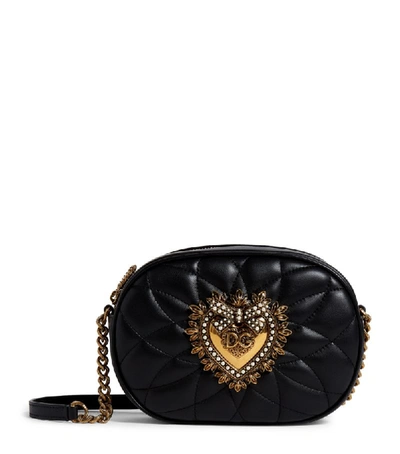 Shop Dolce & Gabbana Leather Devotion Camera Bag