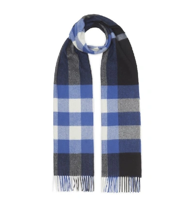 Shop Burberry Check Cashmere Scarf