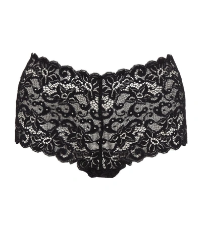 Shop Hanro Moments Lace Short In Black