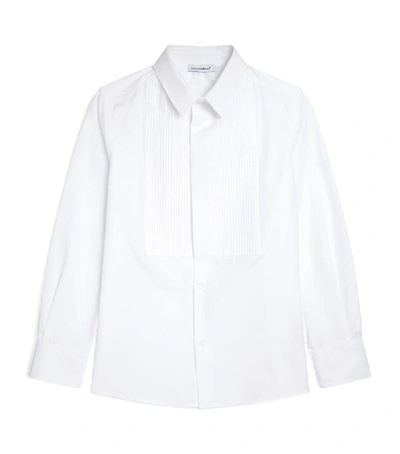 Shop Dolce & Gabbana Kids L42s56fu5gk1-long Sleeved Shirt In White