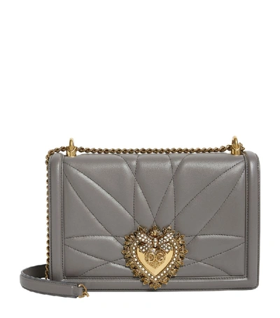 Shop Dolce & Gabbana Large Leather Devotion Shoulder Bag