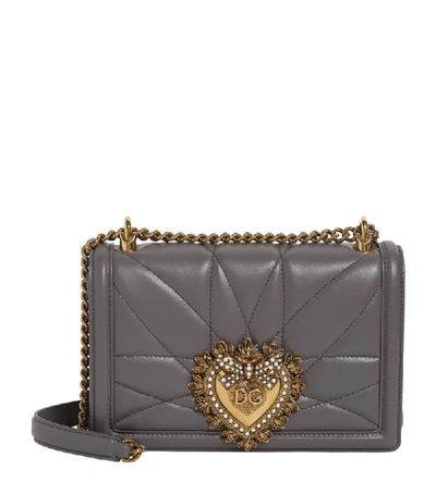 Shop Dolce & Gabbana Leather Devotion Shoulder Bag