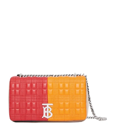 Shop Burberry Small Two-tone Quilted Shoulder Bag