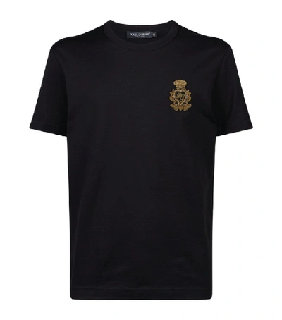 Shop Dolce & Gabbana Crown Logo T-shirt
