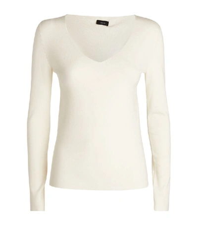 Shop Joseph V-neck Knitted Sweater