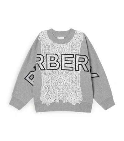 Shop Burberry Kids Logo Sweatshirt (3-12 Years)