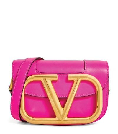 Valentino Garavani Small Supervee Crossbody Bag In Pink