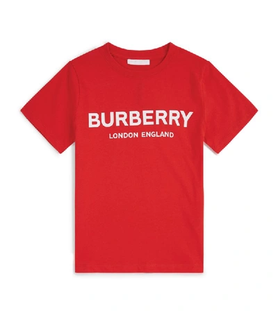 Shop Burberry Kids Logo T-shirt