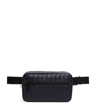 Shop Bottega Veneta Leather Intrecciato Cross-body Bag