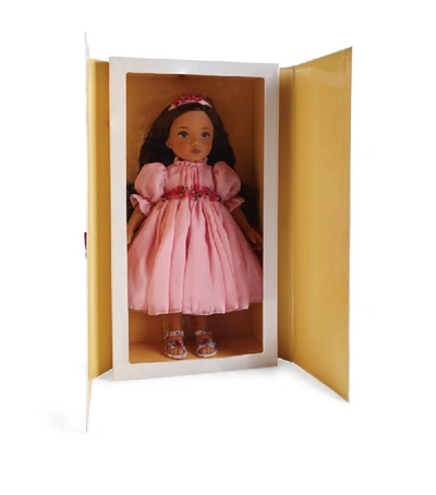 Shop Dolce & Gabbana Kids Doll With Chiffon Dress