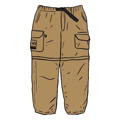 Pre-owned Supreme  The North Face Belted Cargo Pant Gold