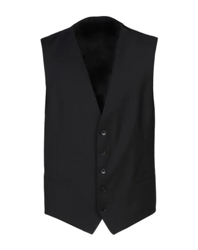 Shop Dolce & Gabbana Suit Vest In Black