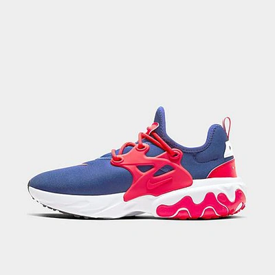 Shop Nike React Presto Running Shoes In Obsidian/university Red/white