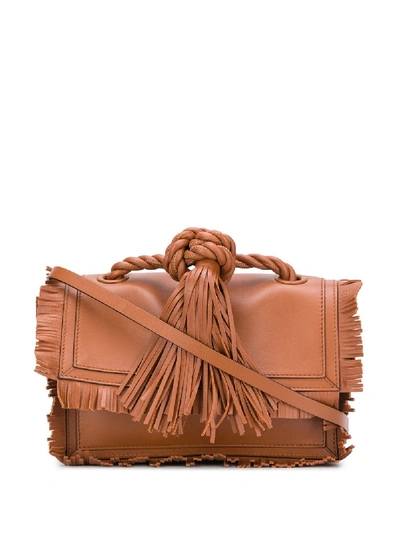 Shop Valentino The Rope Crossbody Bag In Brown