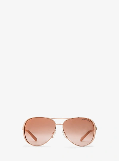 Shop Michael Kors Chelsea Sunglasses In Pink