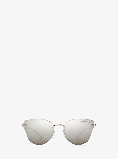 Shop Michael Kors Sanibel Sunglasses In Silver