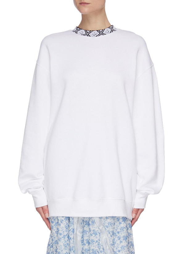 acne face sweatshirt