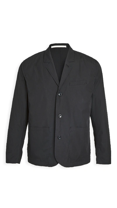 Shop Norse Projects Lars Packable Blazer In Black