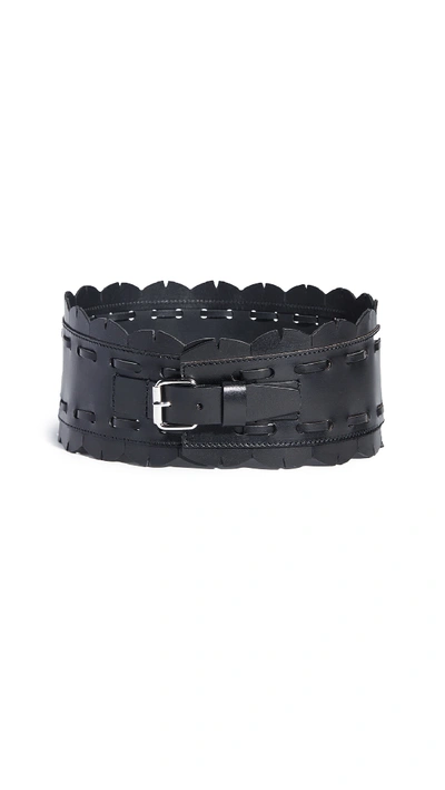 Shop Isabel Marant Tendy Belt In Black