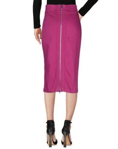 Shop N°21 3/4 Length Skirts In Garnet