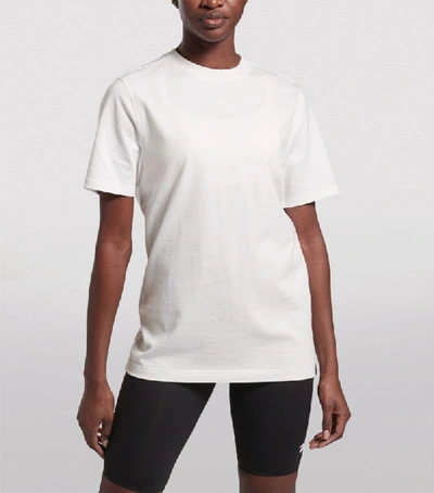 Shop Victoria Beckham Reebok X  Logo Reverse Cotton T-shirt