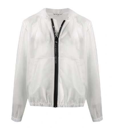 Shop Givenchy Transparent Windbreaker Jacket