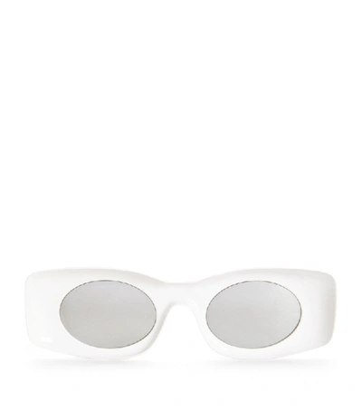 Shop Loewe Eyewear X Paula's Ibiza Original Sunglasses In White