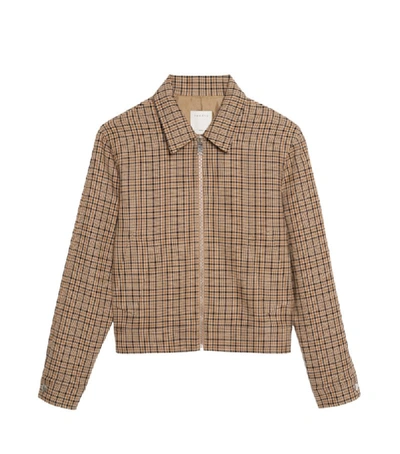 Shop Sandro Check Carnaby Jacket