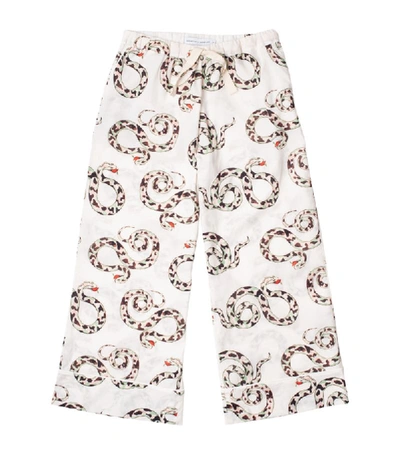 Shop Desmond & Dempsey Snake Print Pyjama Bottoms