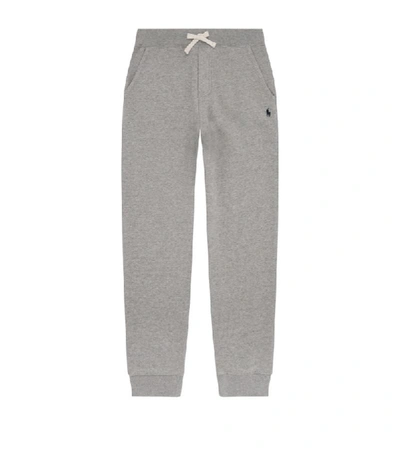 Shop Ralph Lauren Logo Sweatpants (2-4 Years) In Grey