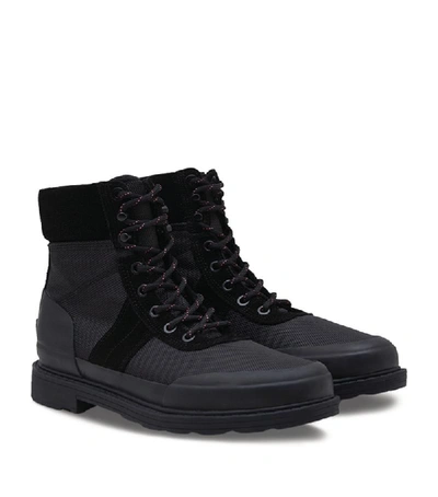 Hunter insulated black clearance leather hiker boots