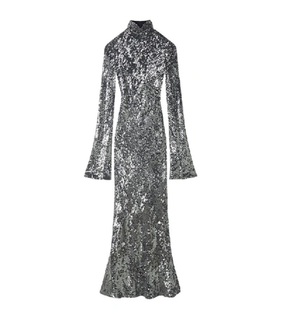 Shop Galvan Sequin Legato Dress