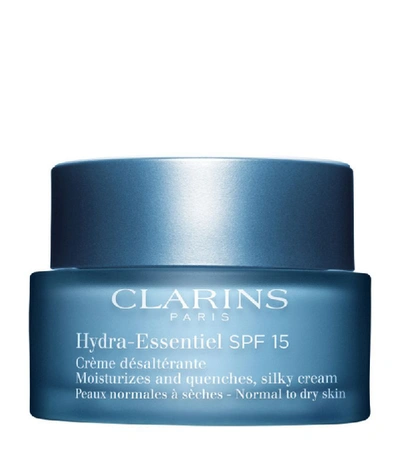 Shop Clarins Hydra-essentiel Silky Cream Spf 15 In White