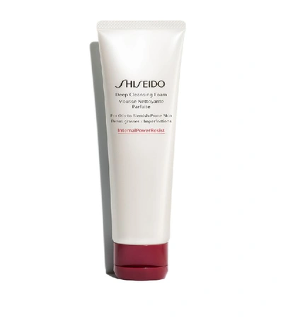 Shop Shiseido Deep Cleansing Foam (125ml) In White