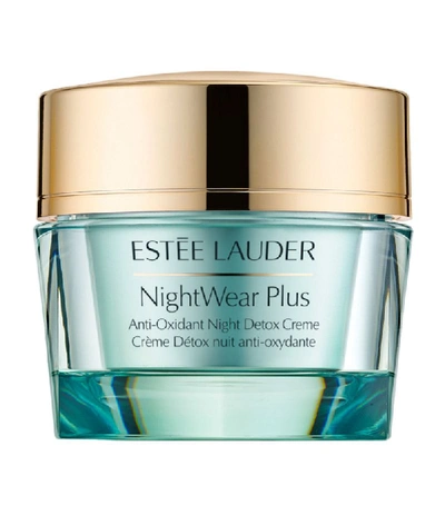 Shop Estée Lauder Nightwear Plus Anti-oxidant Night Detox Crème (50ml) In White