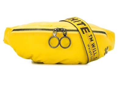 Pre-owned Off-white  Industrial-strap Belt Bag Yellow