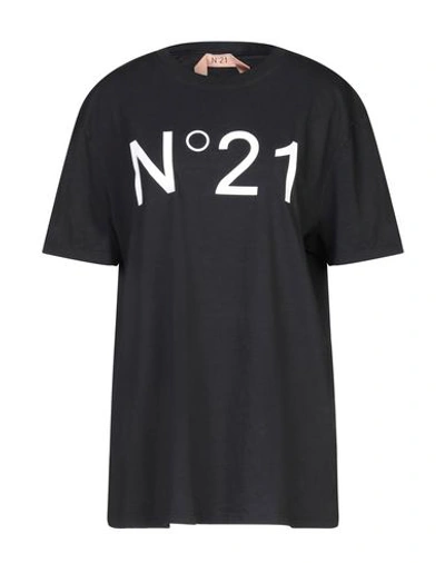 Shop N°21 T-shirts In Black