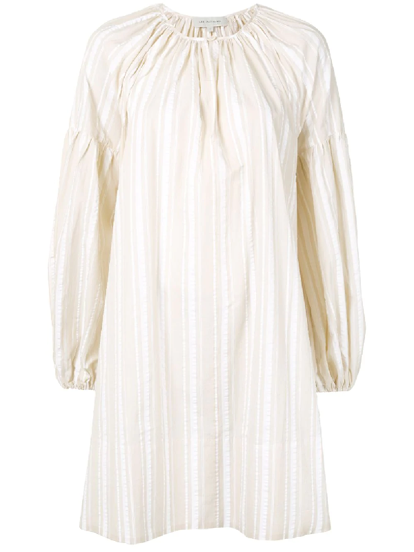 lee mathews white dress