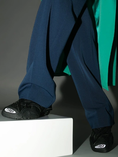 Shop Balenciaga Tyrex Sneakers - Women's - Rubber/fabric In Black