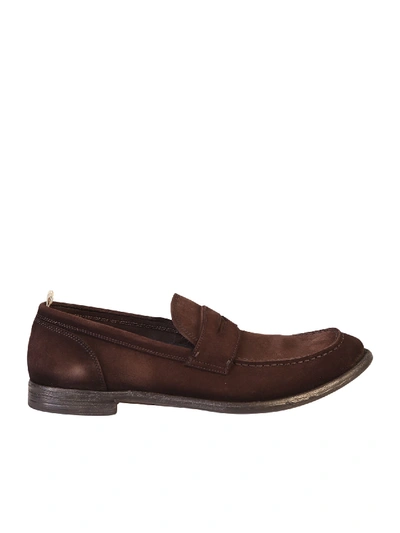 Shop Officine Creative Brown Loafers