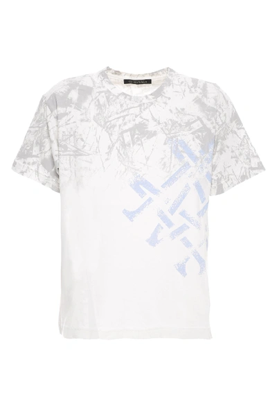 Shop Mr & Mrs Italy Off White Jersey T-shirt