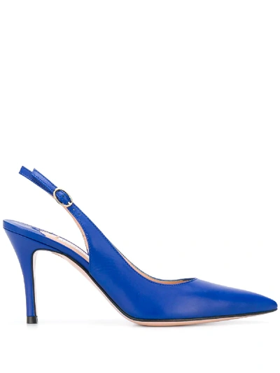 Shop Roberto Festa Mentha 85mm Pumps In Blue