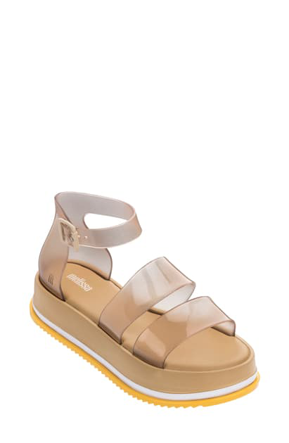clear platform sandals