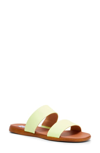 dual woven slide sandal steve madden