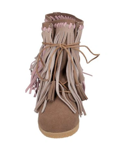 Shop Colors Of California Ankle Boot In Khaki