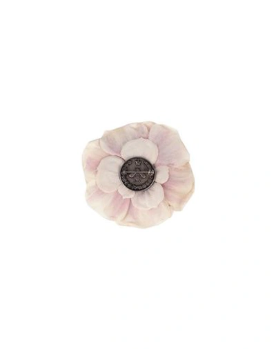 Shop Gucci Brooch In Ivory