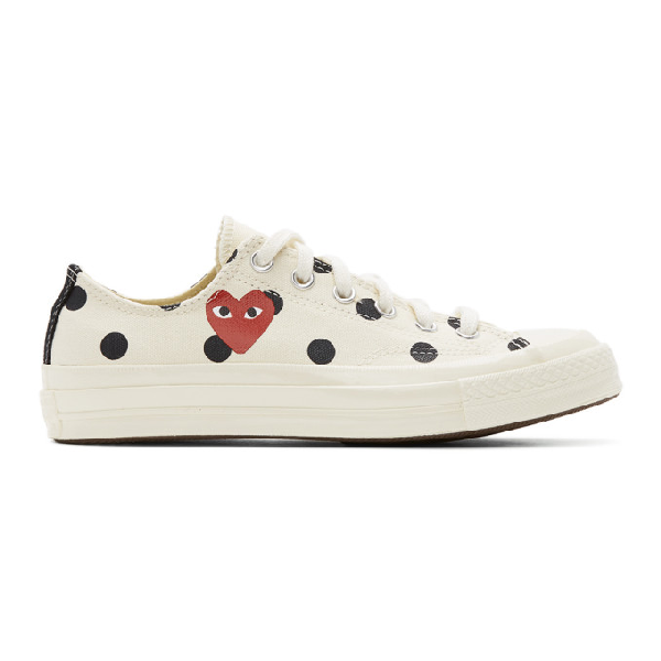 comme des garcons converse polka
